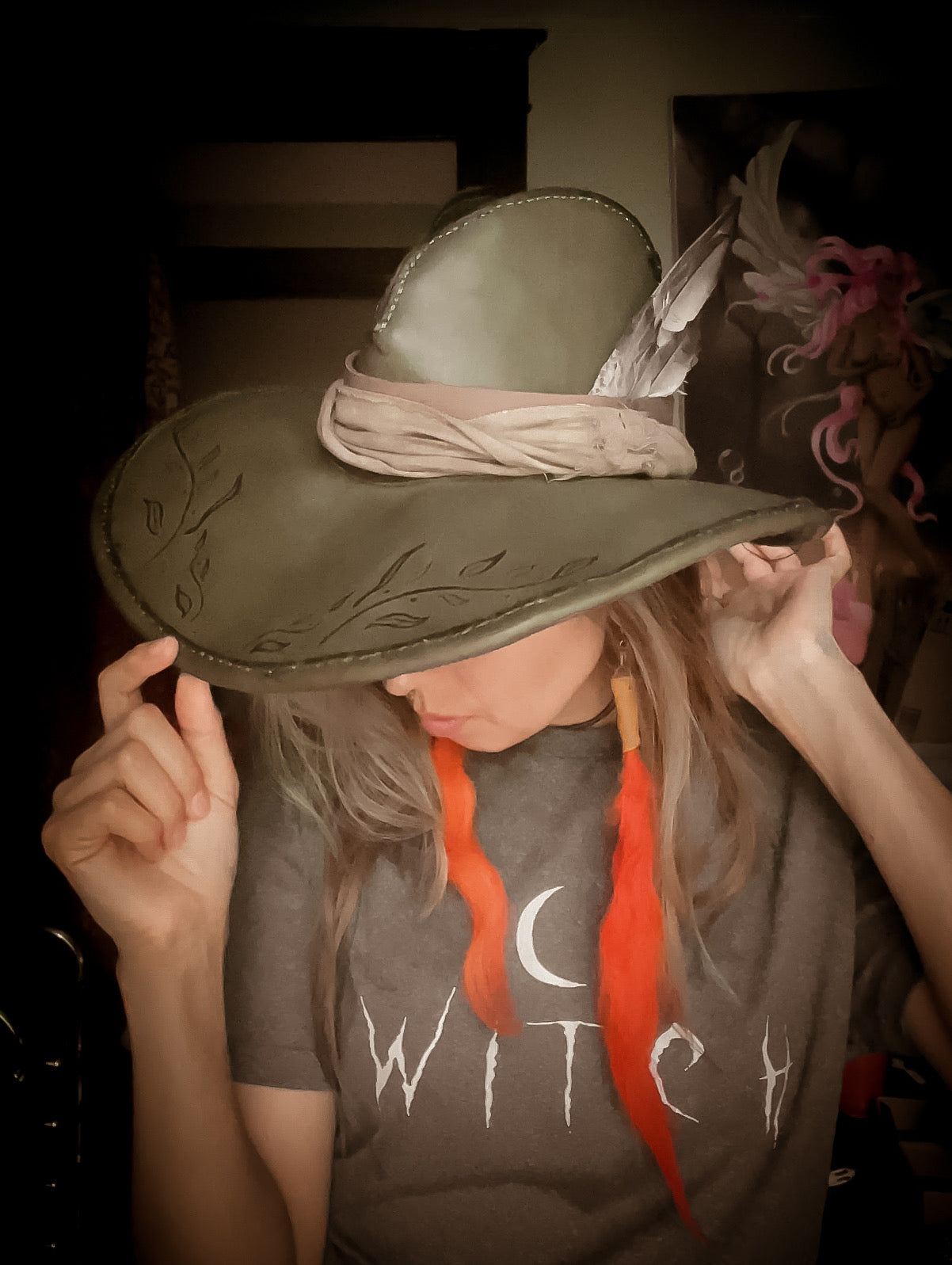 Hagroot Witches Prairie Cowboy Hat