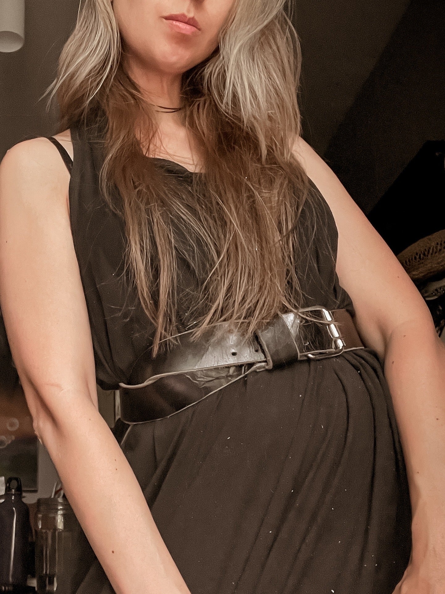 Suspender chain belt