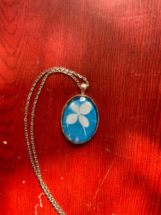 Cyanotype pendant